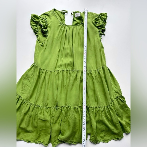 ARITZIA Wilfred green Sidonie Dress tiered mini size xs - Picture 8 of 8